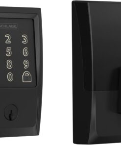 Schlage Encode Smart WiFi Deadbolt Keyless Entry Touchscreen Works with Alexa Google Airbnb Matte Black