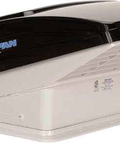 MAXXAIR Maxxfan Deluxe Vent 10 Speed Reversible Fan with Thermostat Rain Cover and Remote 00 07500K