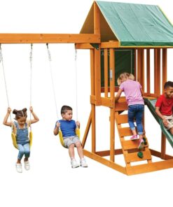 KidKraft Appleton Wooden Swing Set