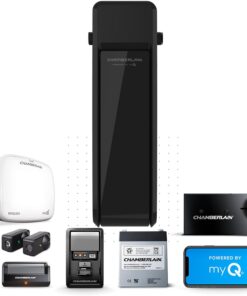 Chamberlain RJO101MC Wall Mounted Garage Door Opener with Battery Backup and LED