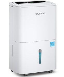 Waykar Max 80 Pint Energy Star Home Dehumidifier for up to 5000 Sq Ft with Drain Hose