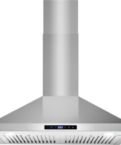 COSMO COS 63175S 30 in Wall Mount Range Hood 380 CFM Touch Controls Stainless Steel