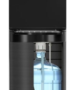 Brio Self Cleaning Bottom Loading Water Cooler Dispenser Black Stainless Steel 3 Temp Settings