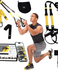 TRX Pro3 Suspension Trainer Home Gym System for Strength HIIT Cardio Full Body Workouts