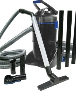 The Pond Guy ClearVac Pond Vacuum Dual Chamber with Nozzles Extension Tubes and Hose