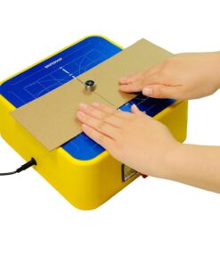 BinfeiMart Kid Safe Cardboard Cutting Tool with Lighted Scrap Drawer STEM Craft Toy Ages 4+