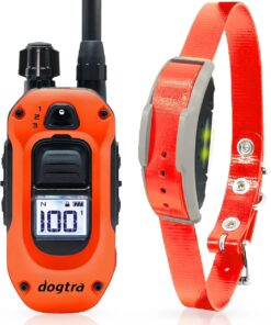 Dogtra 1900X Orange E Collar Dog Training 3/4 Mile Range Waterproof 100 Levels Vibration Tone