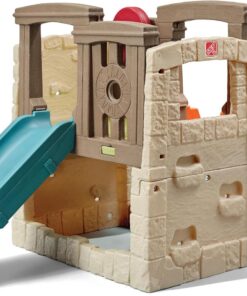 Step2 Woodland Climber II Kids Playset with Slide and Climbing Wall Ages 2 to 6