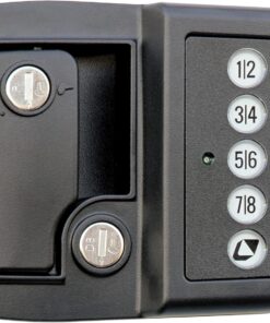 Lippert Keyless RV Door Lock Bluetooth 60 ft Range Lighted Keypad Right Hand Latch 2022119636