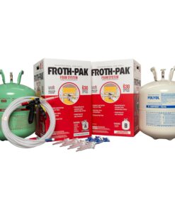 Froth Pak 630 Closed Cell Spray Foam Insulation Kit 15 ft Hose Up to 630 Board Ft