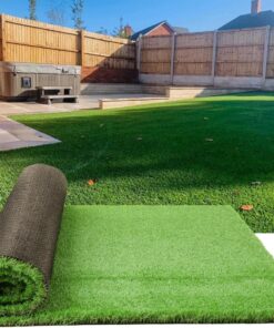Petgrow Artificial Grass 1.77 in Thick Turf 7x15 ft Synthetic Grass Rug with Drainage Holes